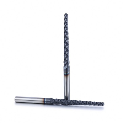 Skizzierende lange Karbid-Schaftfräser AlTiSiN HRC55 25mm 12mm
